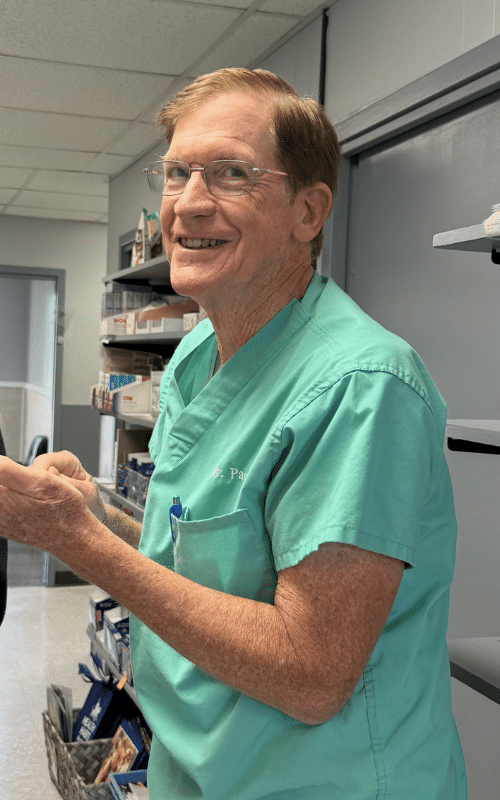 Dr. Walter with Hera